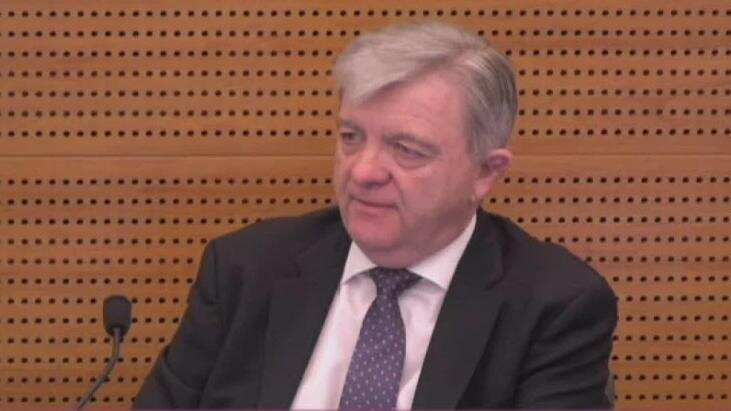 AMP group executive for advice Jack Regan faces questioning during the Royal Commission.