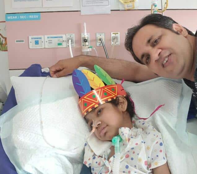 Anand celebrated his 7th birth day in May.