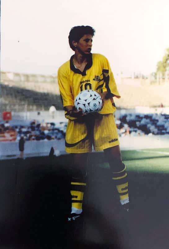 Angela Iannotta con la maglia delle Matildas