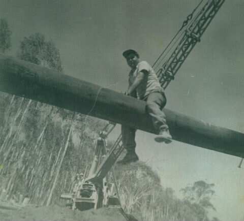 Angelo Kelesis was one of many Greeks who worked at Snowy