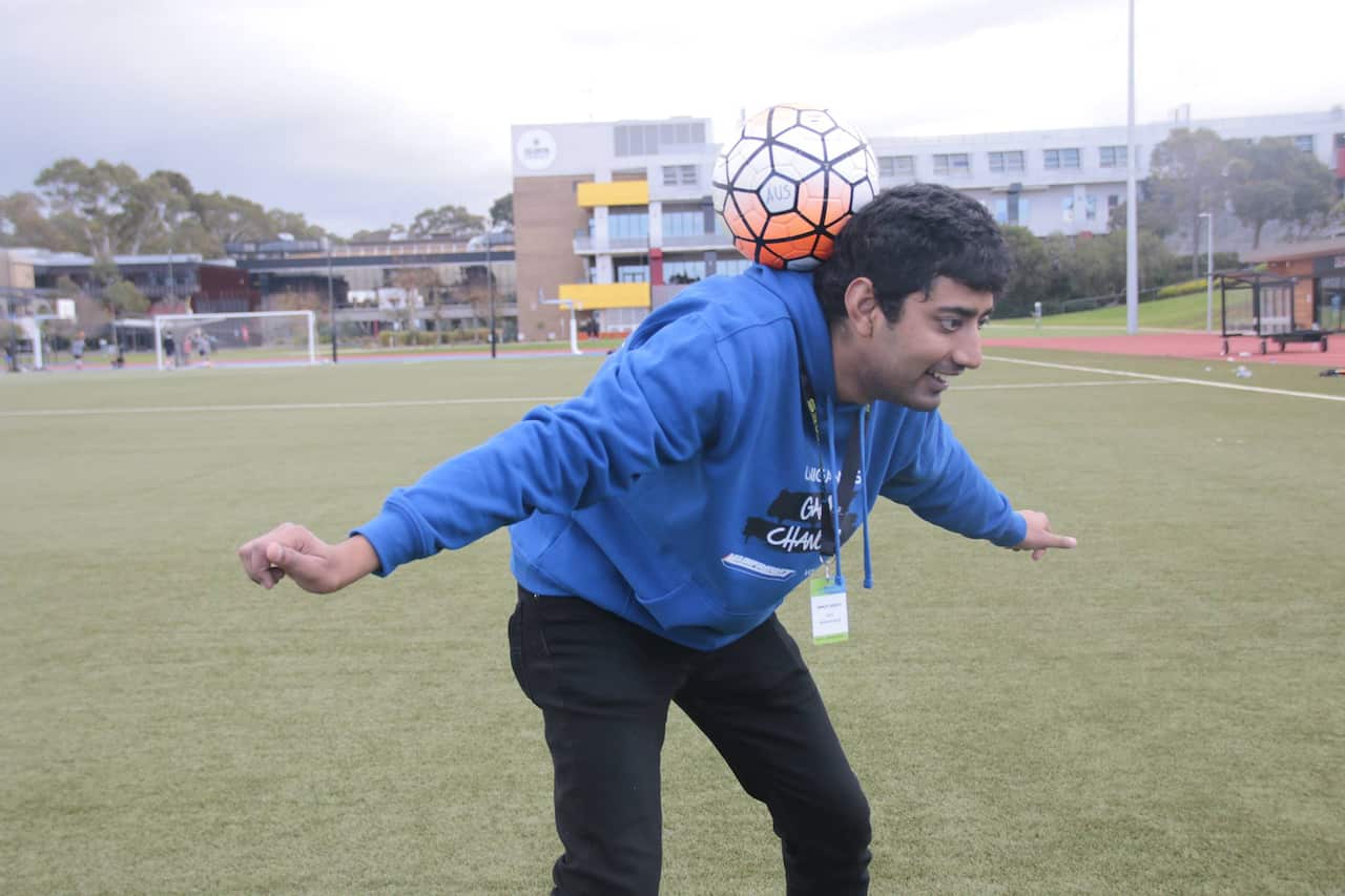 Football fan Ankit sobti