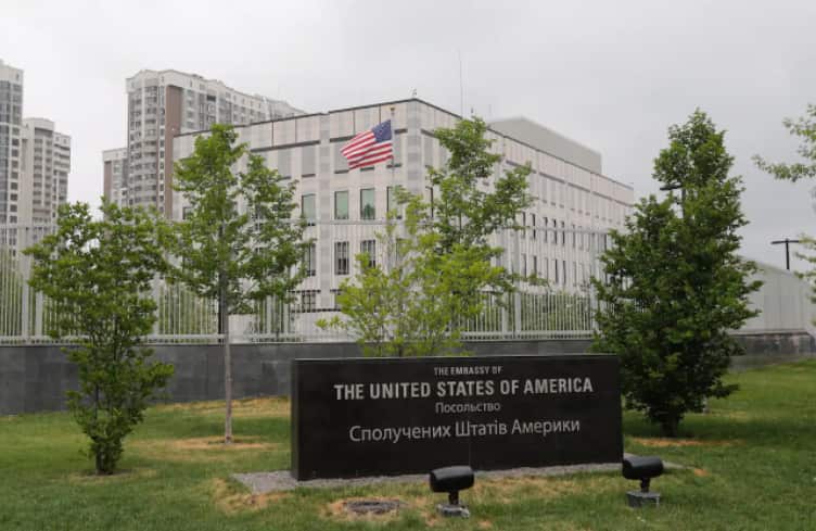 The US Embassy in Kyiv has reopened after three month closure.