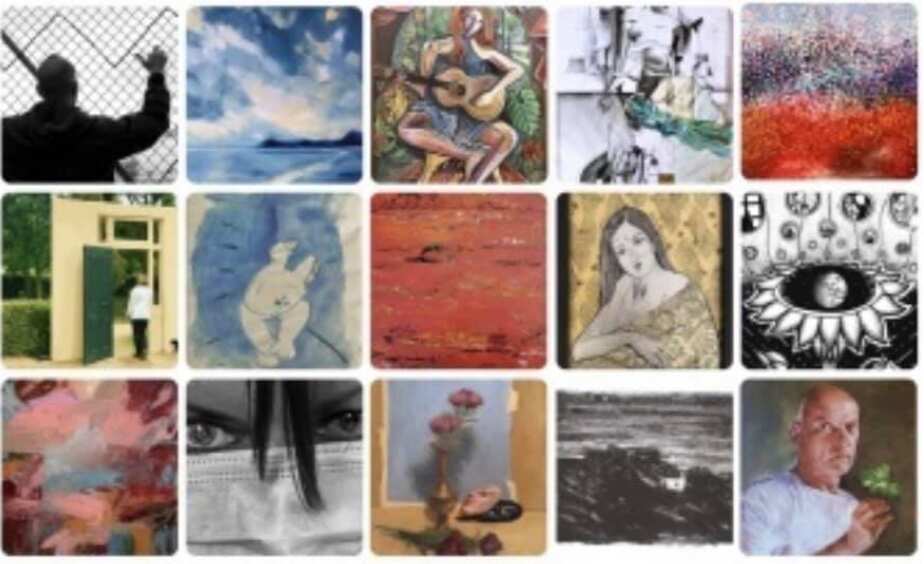 paintings collage