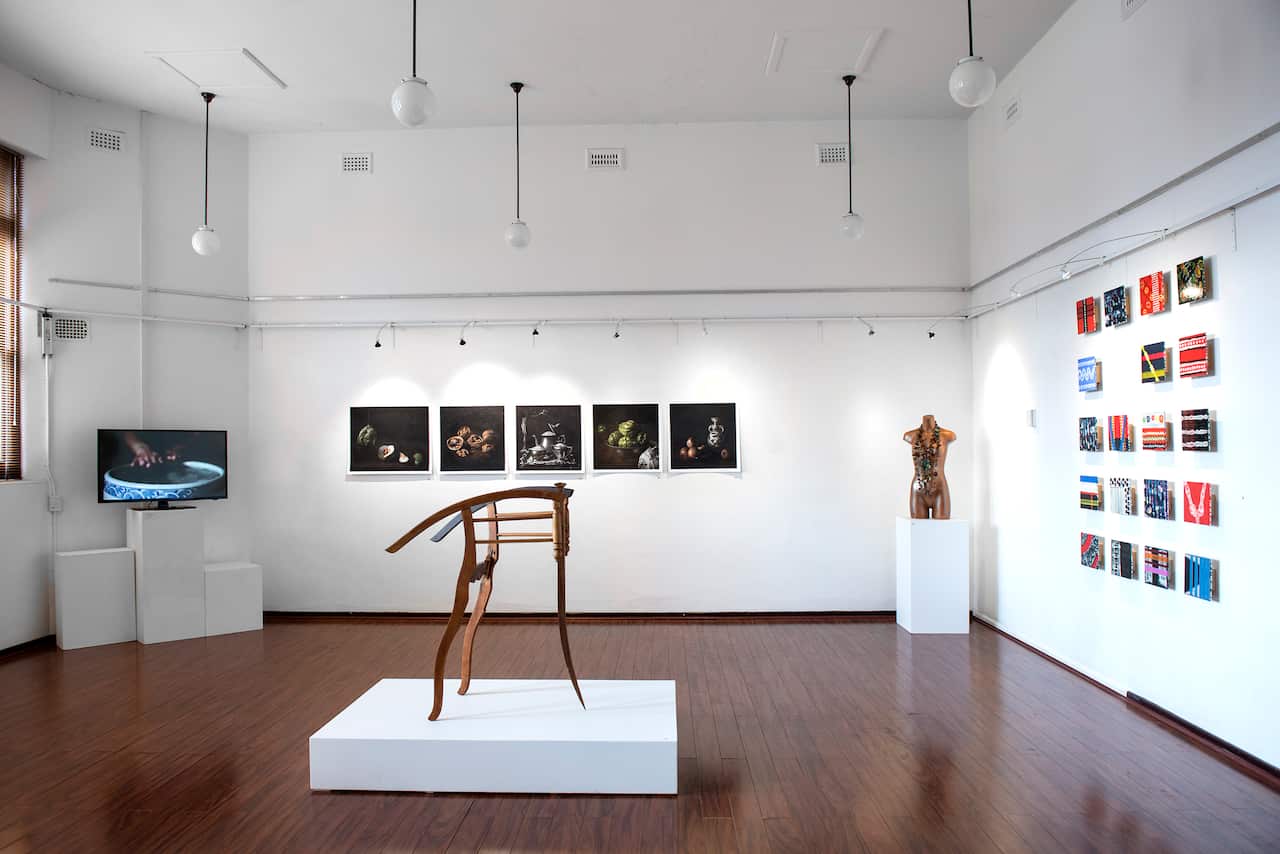 Antipodean Encounters Exhibition at MJAC-Gallery shot - 2018