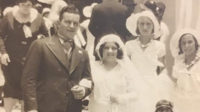 I genitori di Armida, Tullio e Fernanda Croccolo sposi