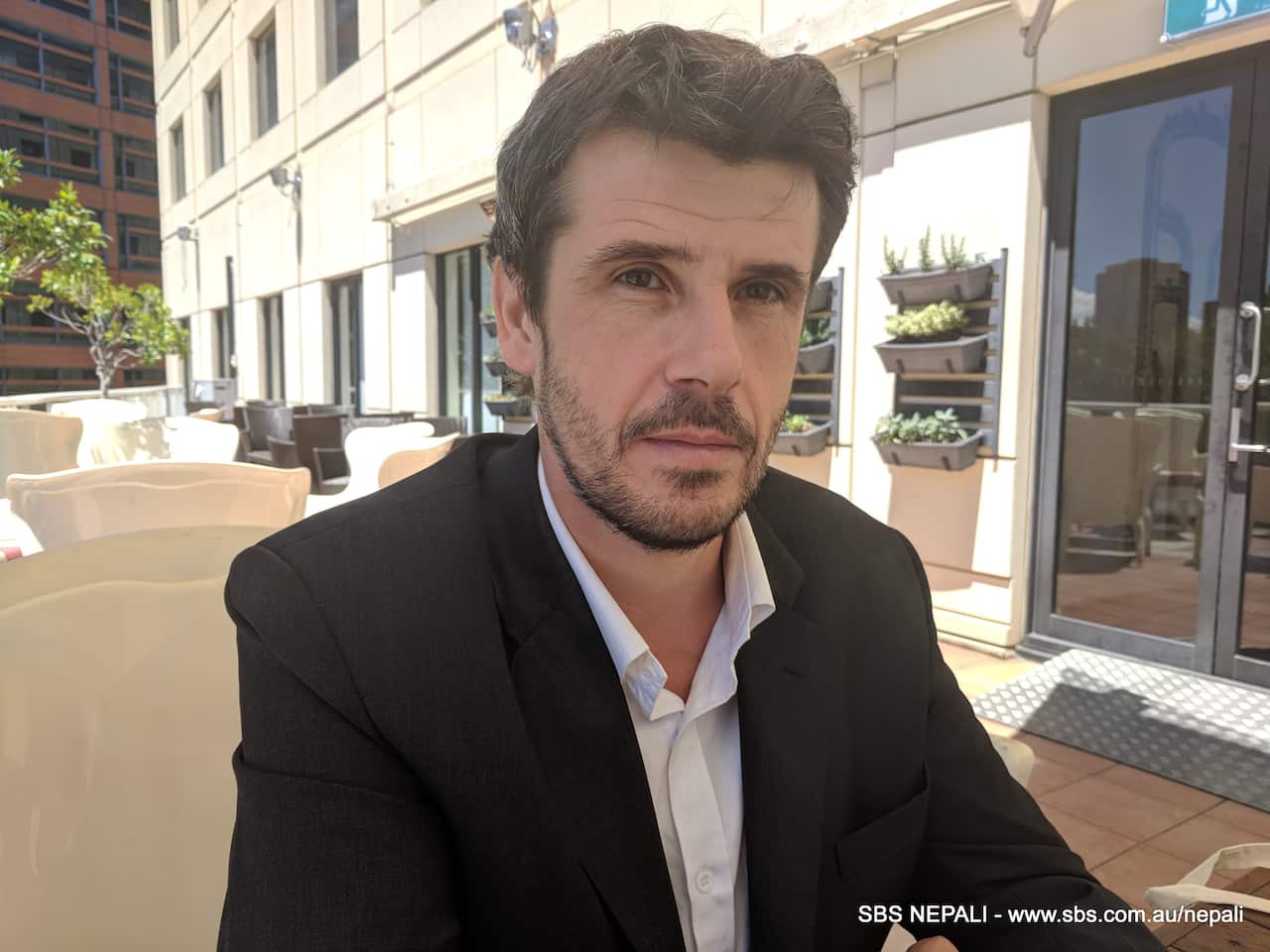 ICRC's Arnaud Galent speaking to SBS Nepali about Nepal's missing person during Maoist conflict.