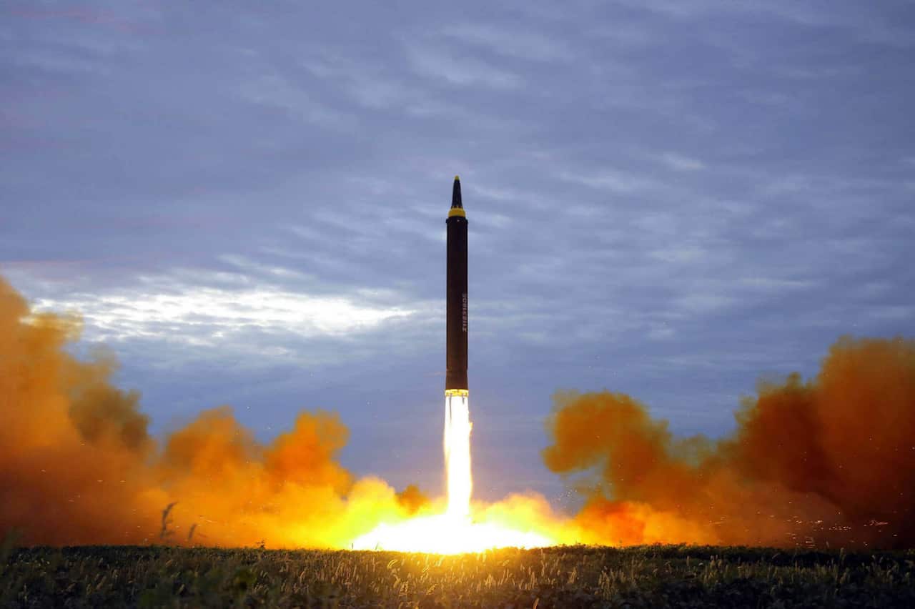 North Korean missile test launch August 2017