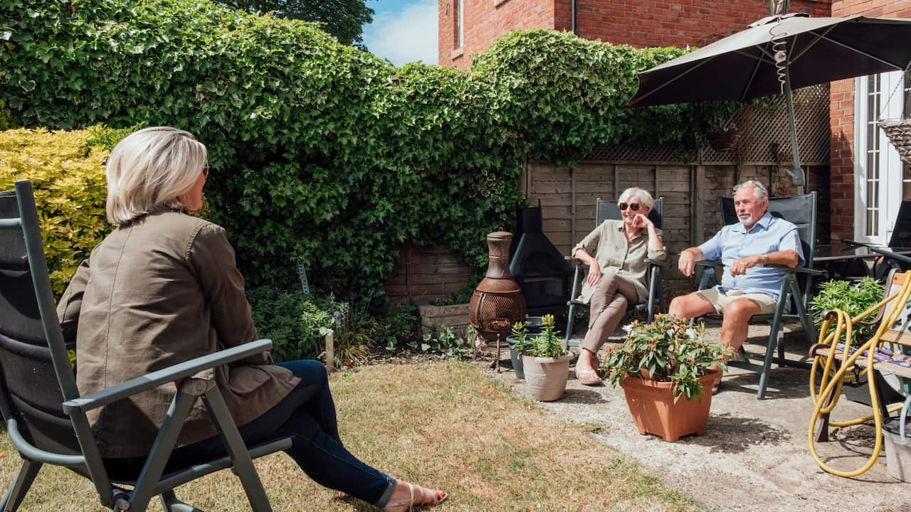 Backyard social distancing