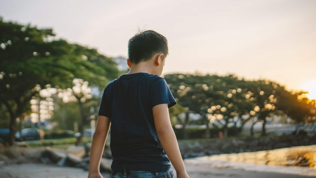 boy outside