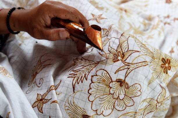 Making batik is a complex mathematical and geometrical exercise – Getty Images. 