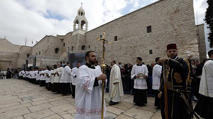 MIDEAST PALESTINIANS CHRISTMAS BETHLEHEM
