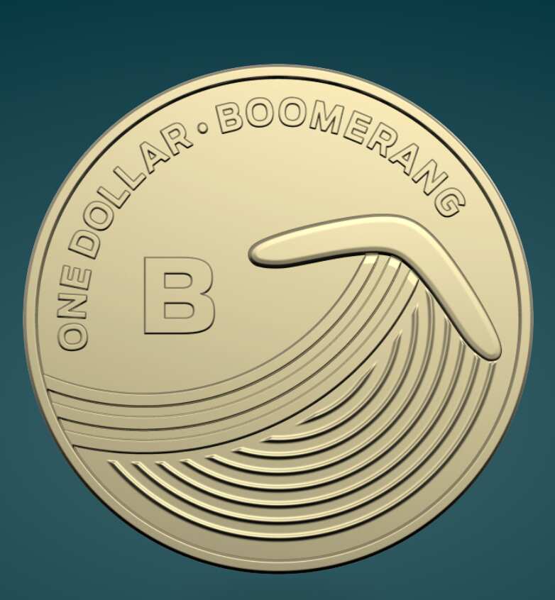 Boomerang coin.