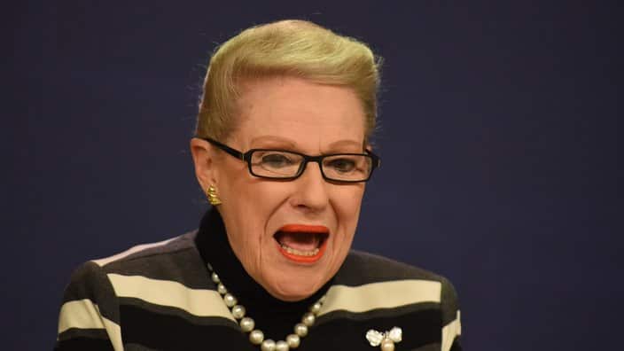 Speaker of the House of Representatives Bronwyn Bishop speaks to the media at a news conference in Sydney, Saturday, July 18, 2015. (AAP Image/Mick Tsikas) NO ARCHIVING