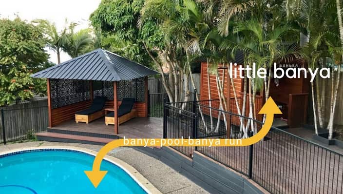 Queensland banya 100%made of recycled materials