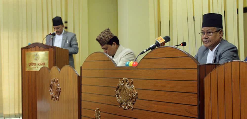 Nepal's provincial governments released their first ever annual budget on June 15, 2018.