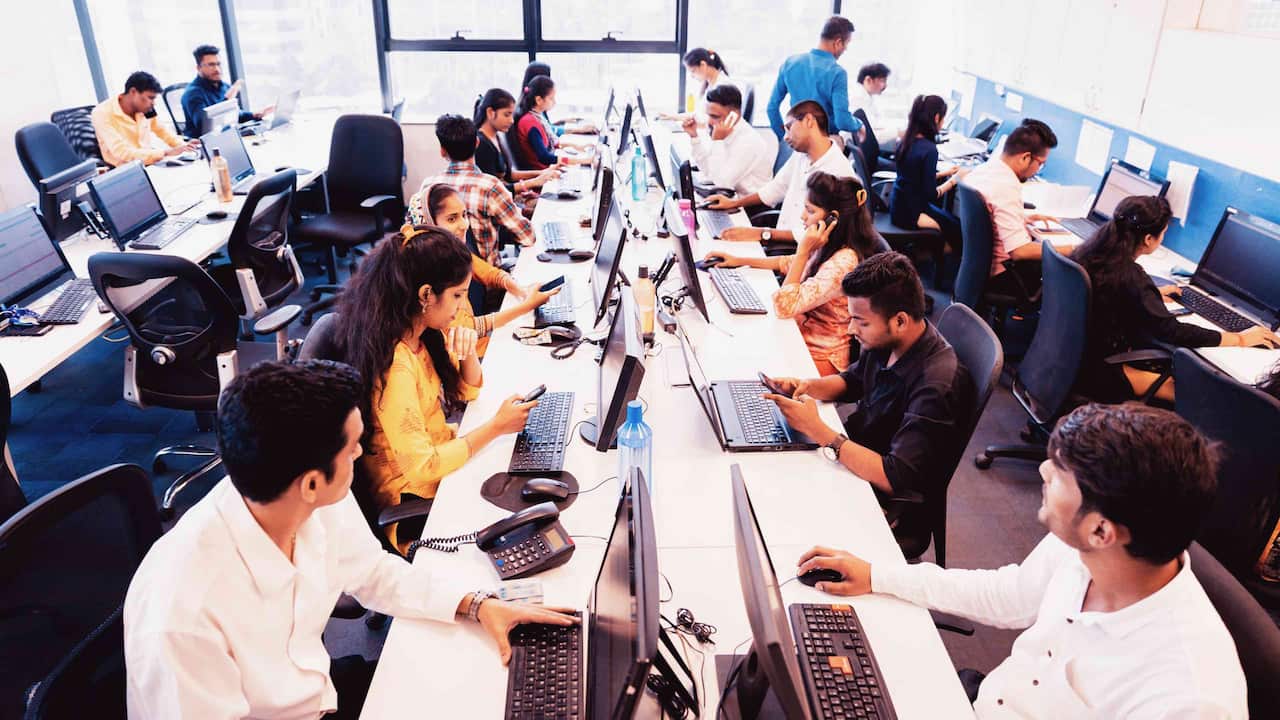 Busy call centre