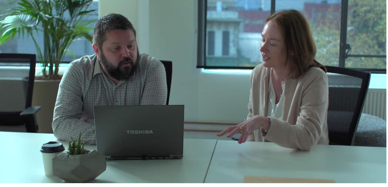 Julia and her husband, Konnective's chief technologist Brad Kazazes.