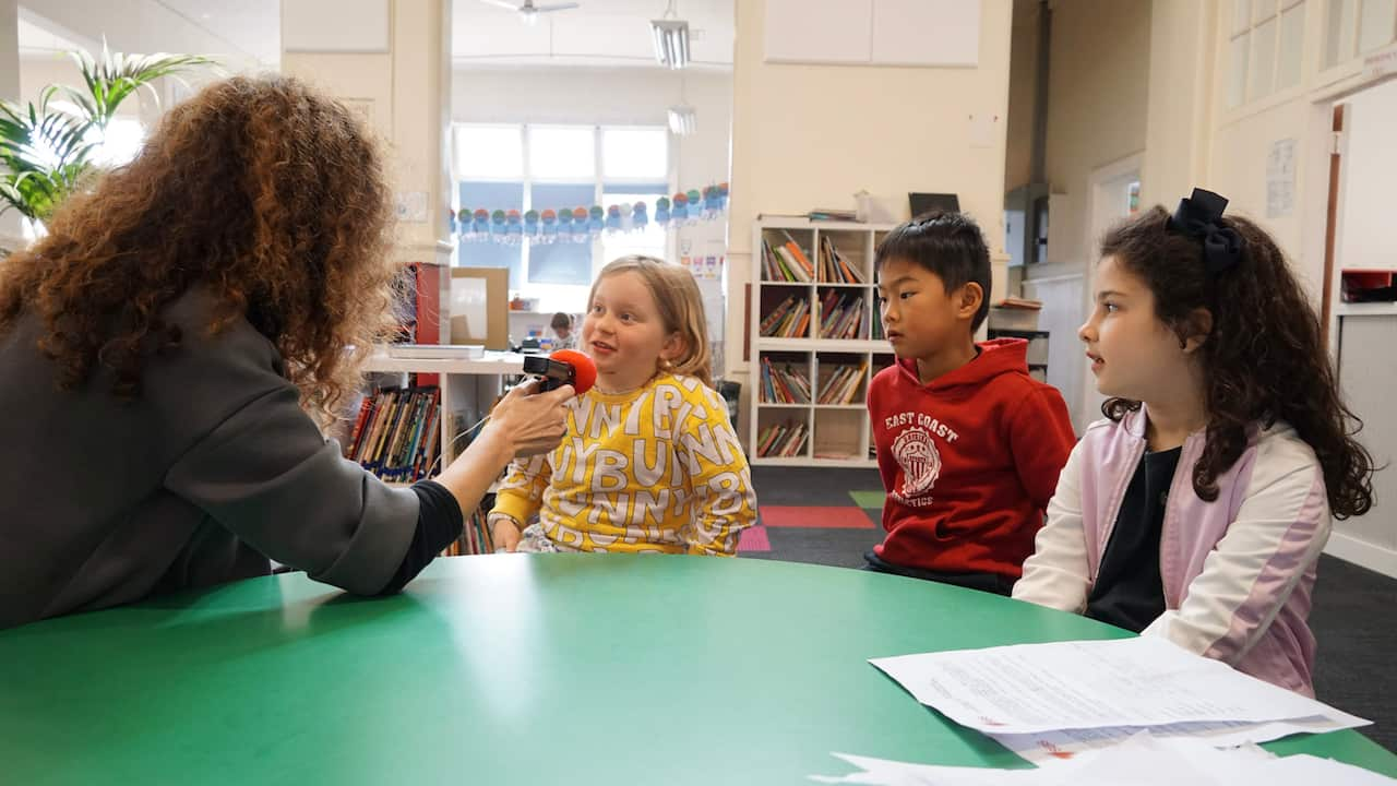 Young students at Brunswick South Primary School