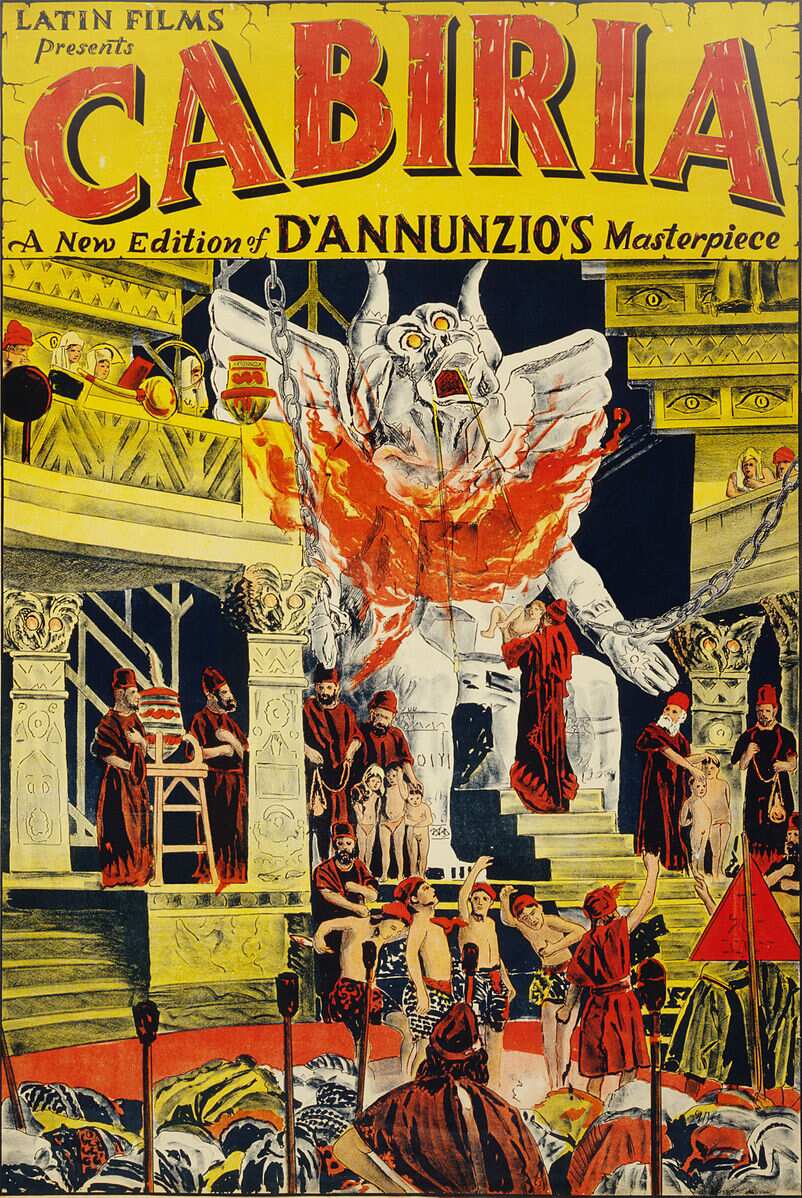 Poster for the film Cabiria (1914)