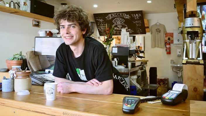 Cafe worker