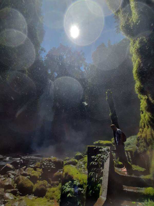 Callum Lowe at the Kali Water Fall, Manadao, North Sulawesi,  Wed 29 Jan 2020 (supplied).