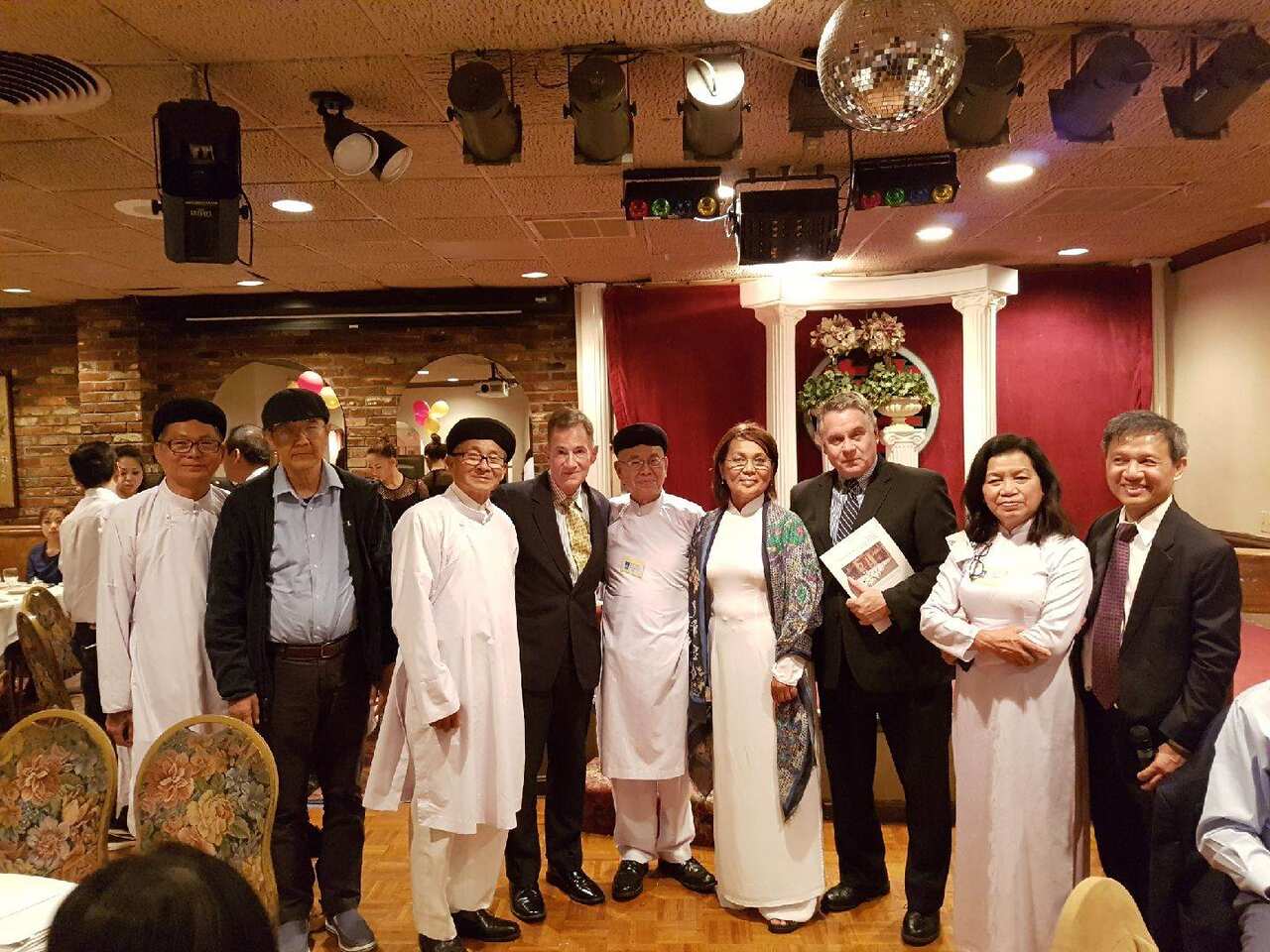 Caodaism team with some US representatives in Washington DC, USA