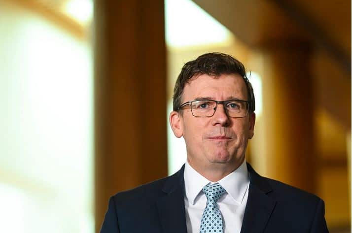 Alan Tudge at Parliament House in Canberra
