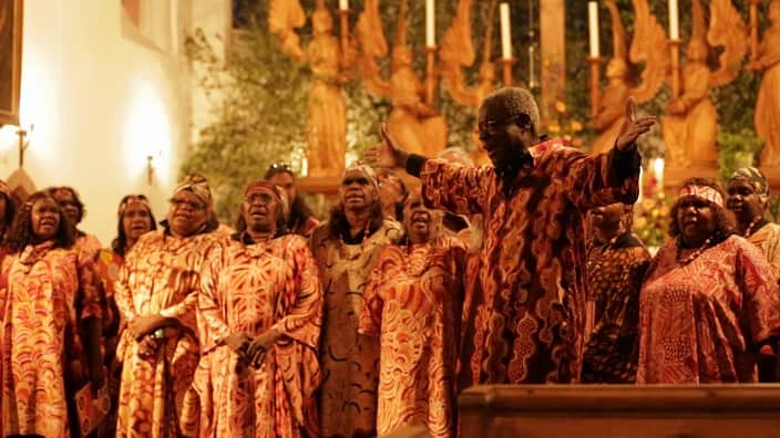 Central Australian Aboriginal Women's Choir. 