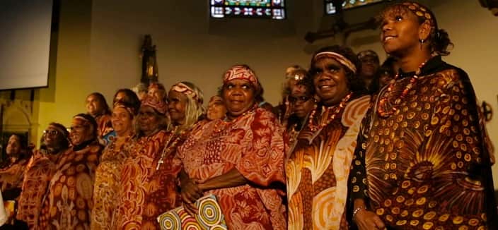 Central Australian Aboriginal Women's Choir. 
