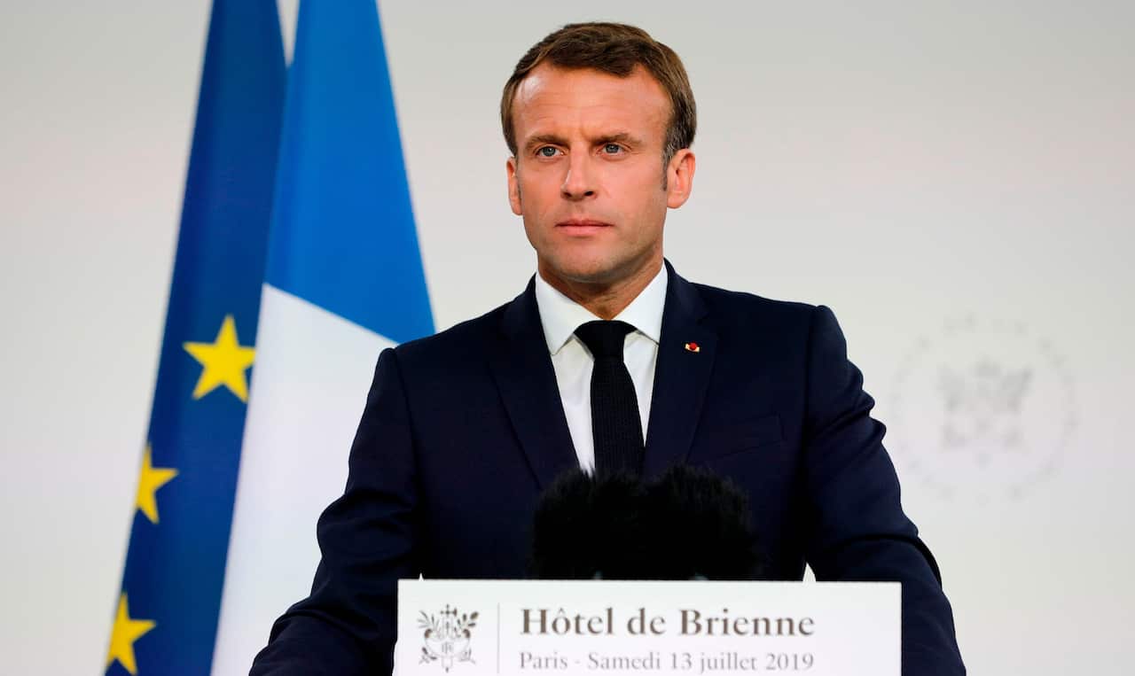 French President Emmanuel Macron.