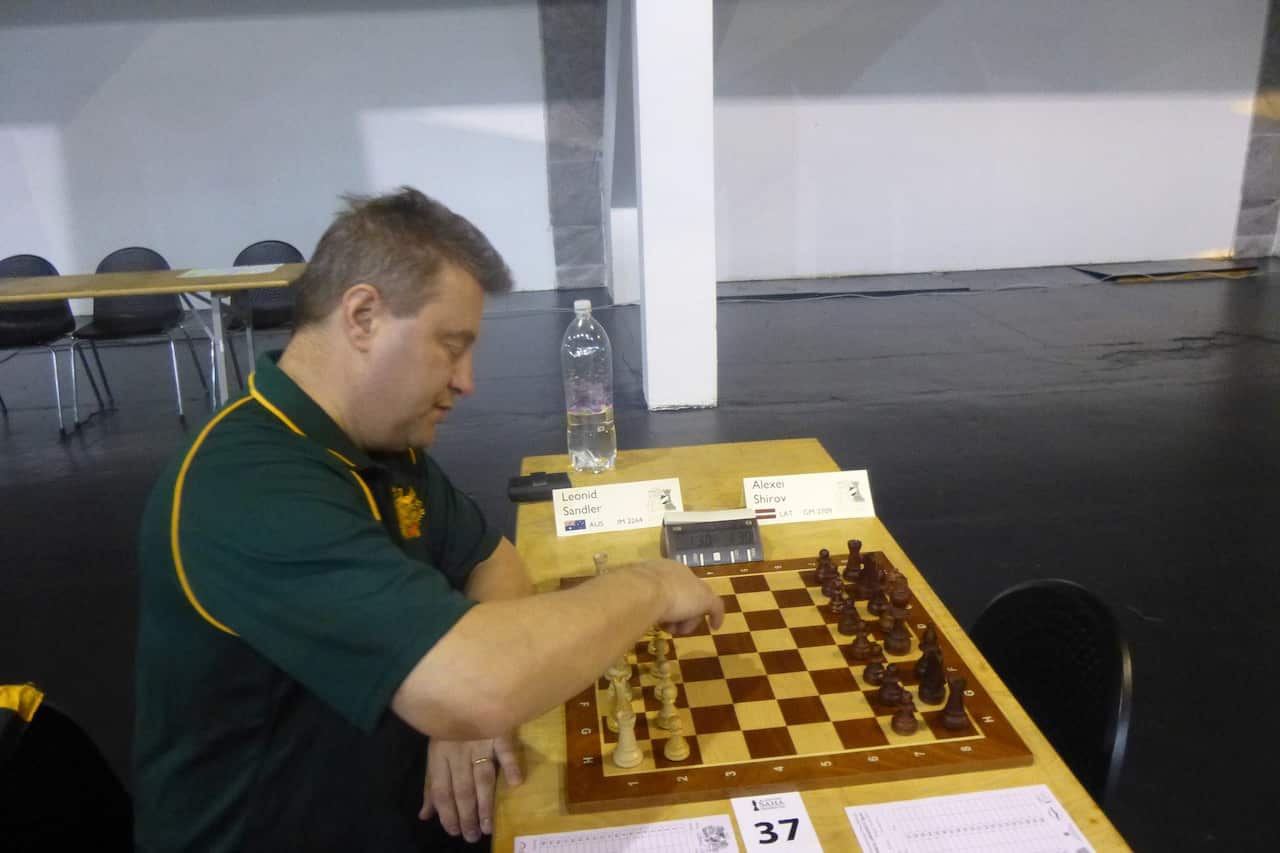 International Master, the President of Chess Victoria and vice-president of Australian Chess Federation Leonid Sandler