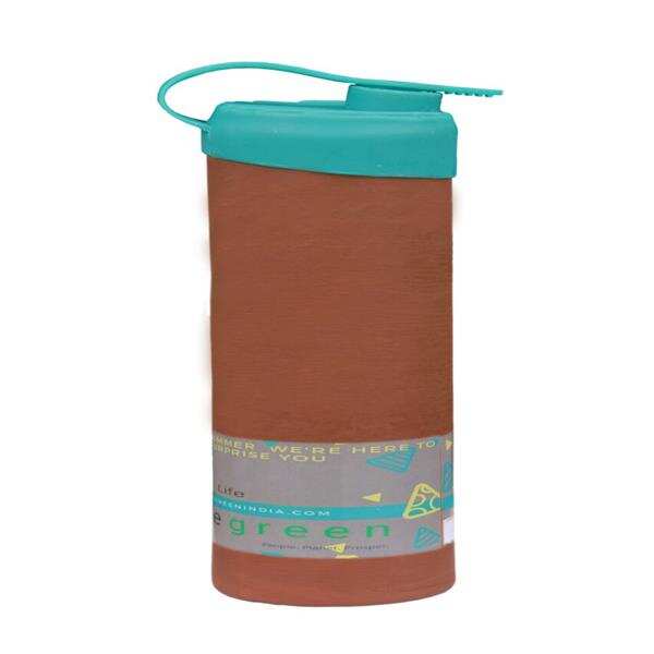 Clay water bottle with airtight cap