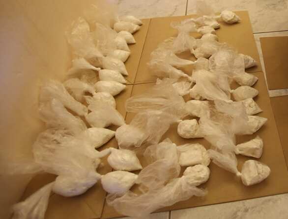 Cocaine seized during a raid in Sydney 