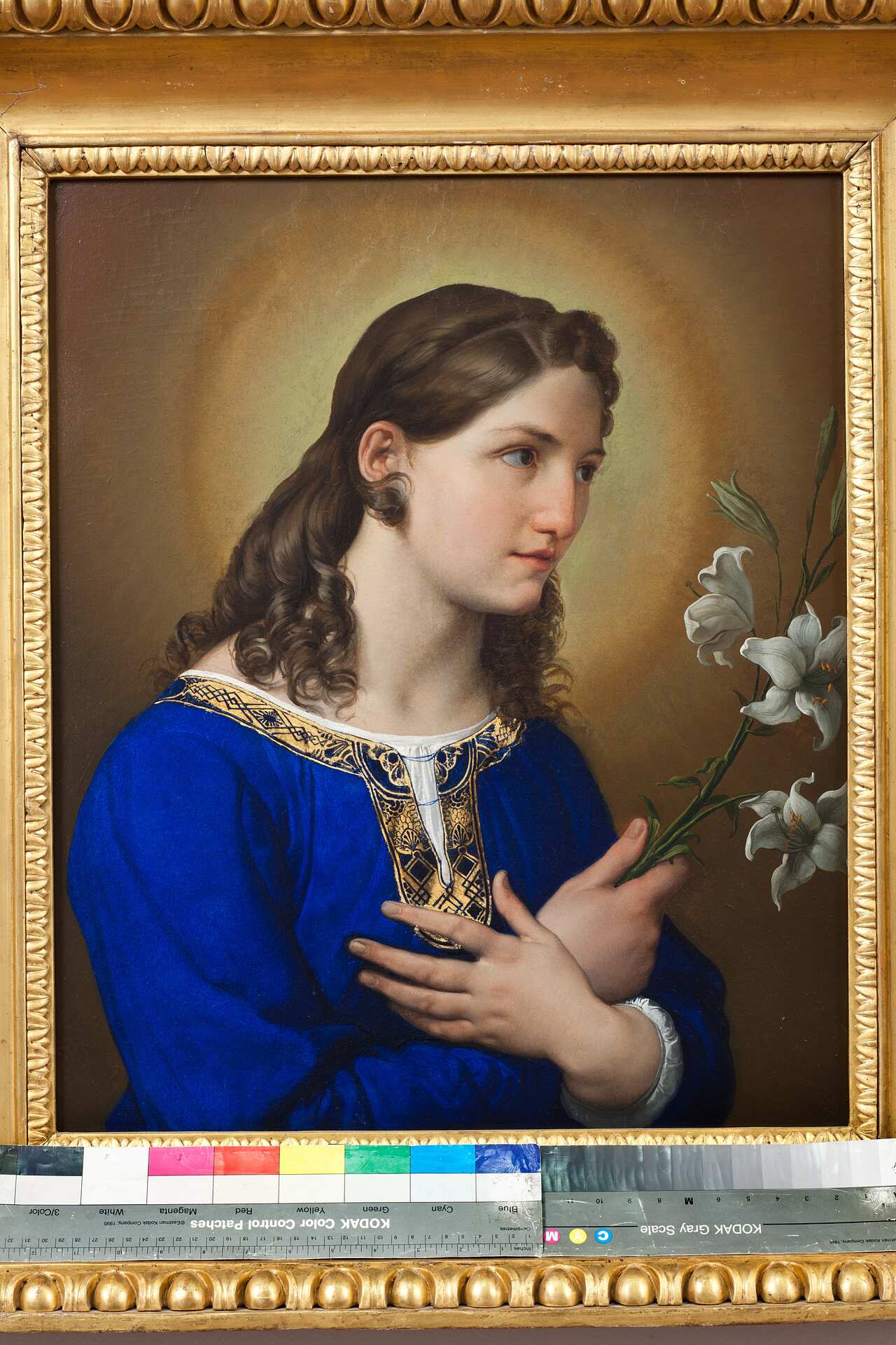 Painting by Hayez, the Announcing Angel