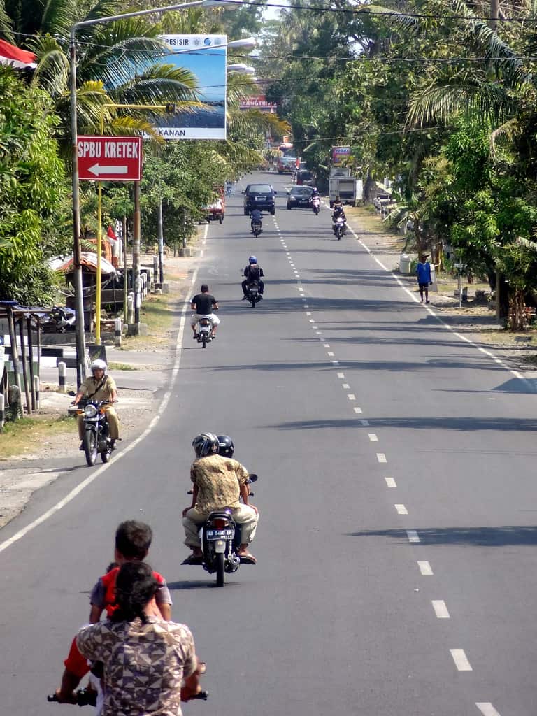 Daily life in the regency of Bantul.