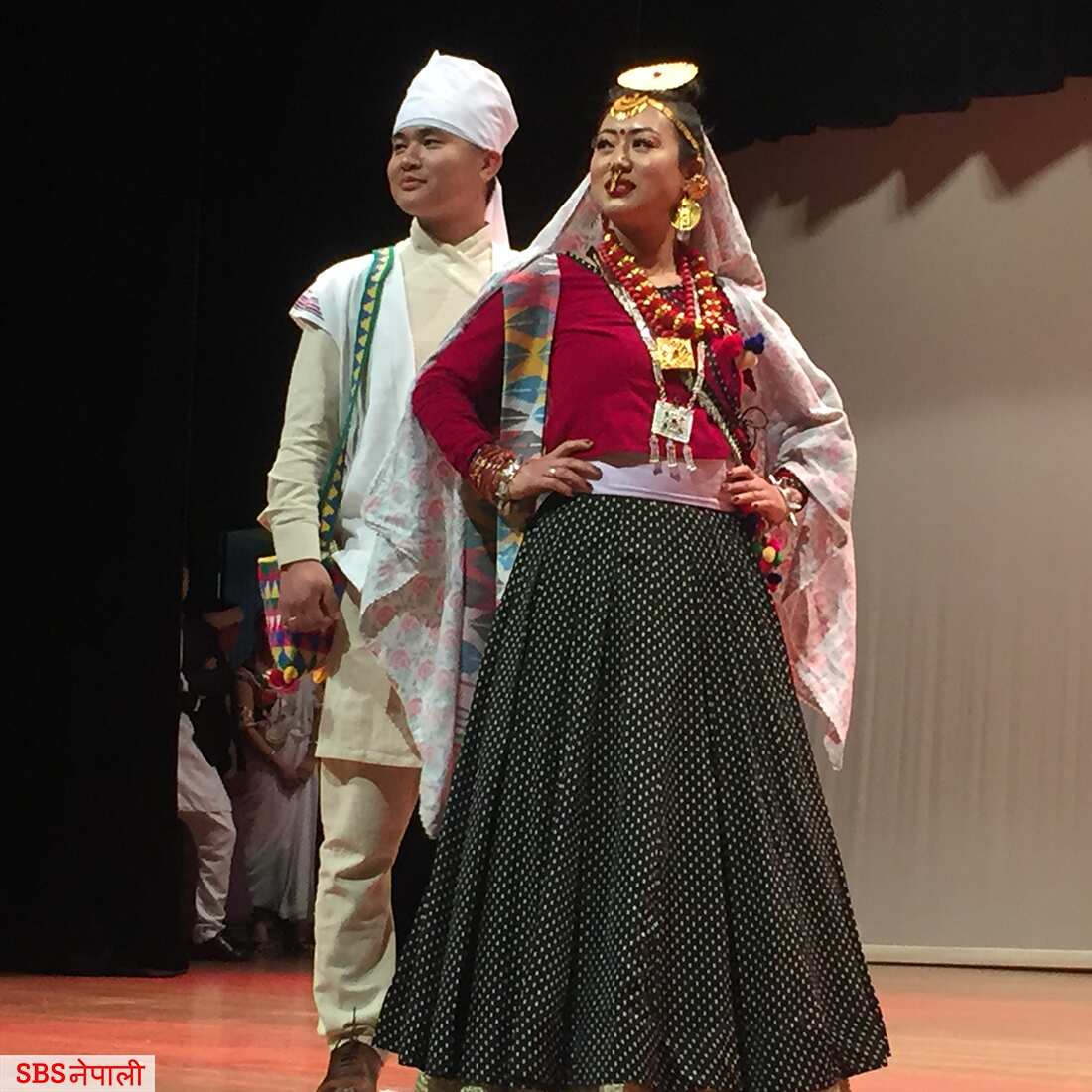 Couple at Nepali Fashion Show 