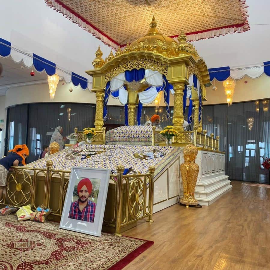 Sikh community in Melbourne paid tribute to Navreet Singh by holding a religious ceremony at the Gurdwara [Sikh Temple] in Craigieburn.