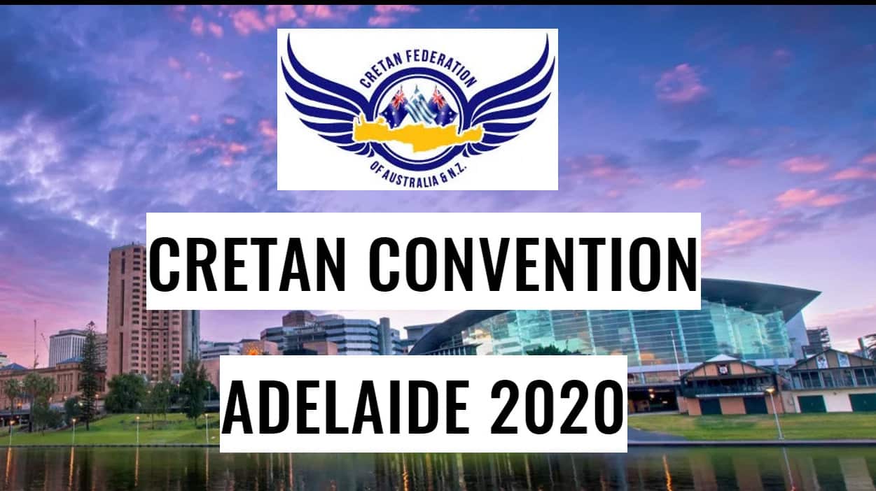 Cretan Convention Adelaide 2020 brochure.