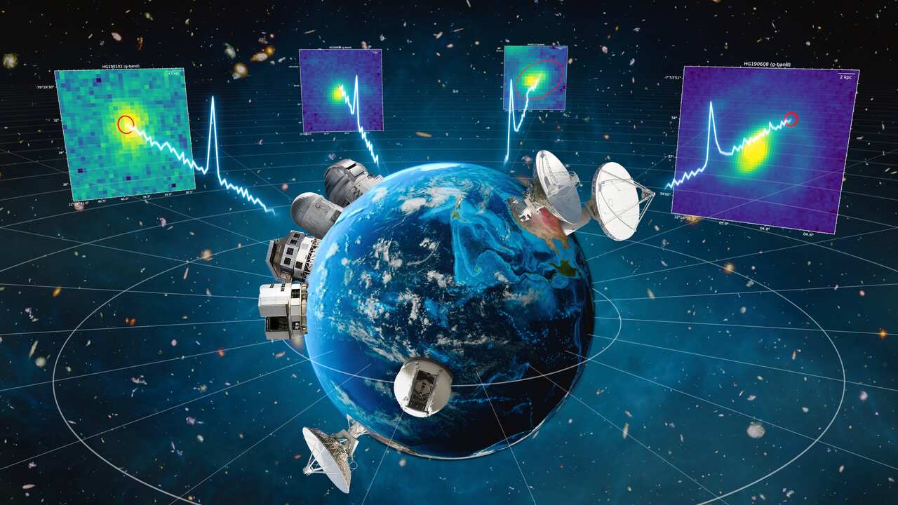 CSIRO’s ASKAP radio telescope in Western Australia detected the precise location of four fast radio bursts