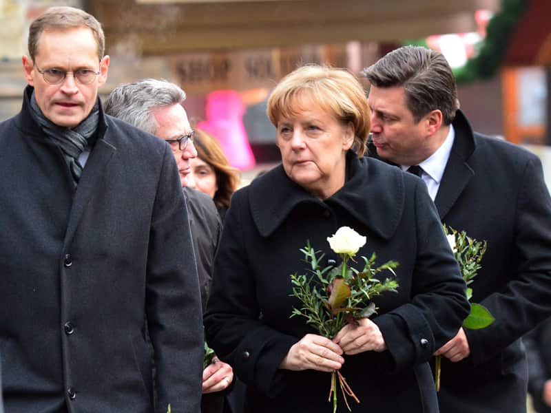 German Chancellor Angela Merkel in Berlin