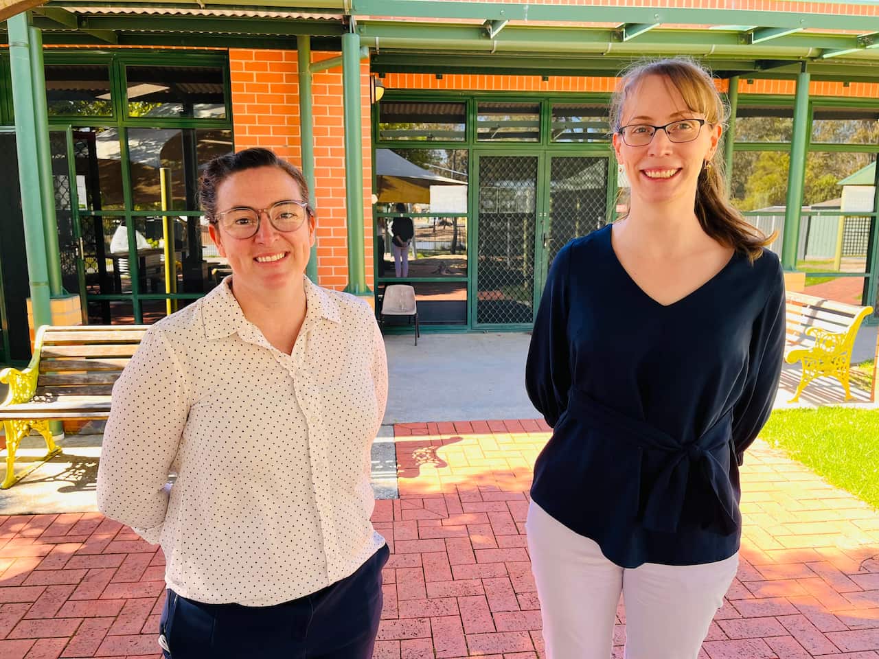 Jessica Amy and Jenny Keogh of Albury Wodonga Public Health
