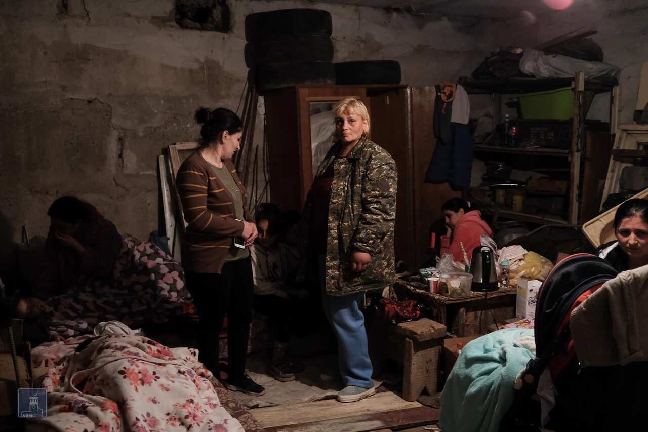 People in the so-called Nagorno-Karabakh Republic, on a border of Armenia and Azerbaijan.