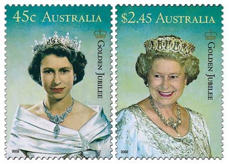 Queen Elizabeth II postage stamps, Australia