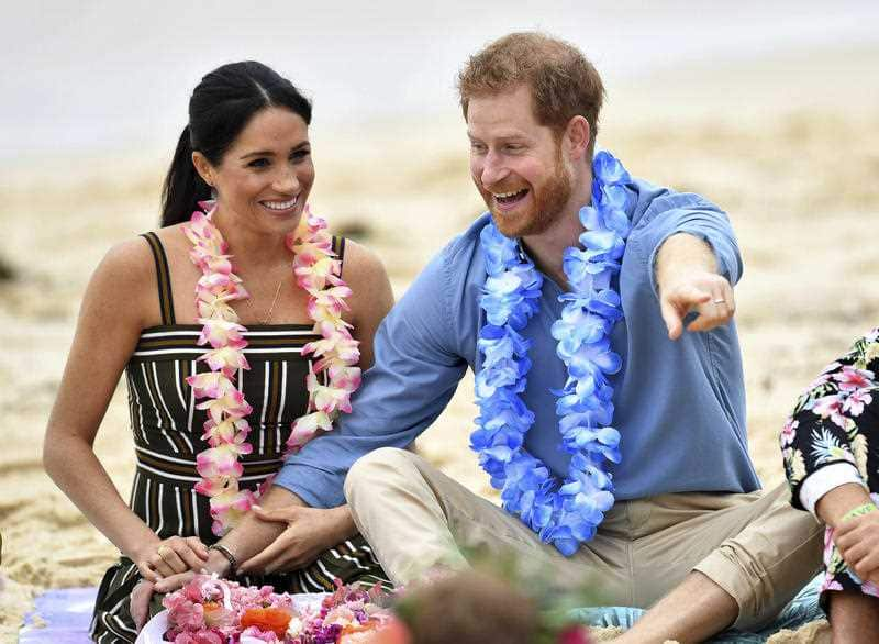 Britain's Prince Harry and Meghan, Duchess of Sussex