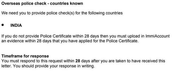 Visa update: Significant delays in getting Indian Police Clearance