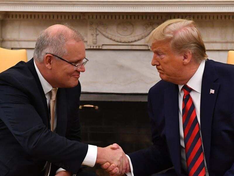Scott Morrison and Donald Trump