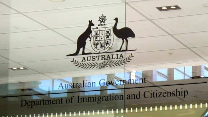 The Australian Government Department of Immigration and Citizenship in Sydney on Monday, May 28, 2012. (AAP Image/April Fonti) NO ARCHIVING