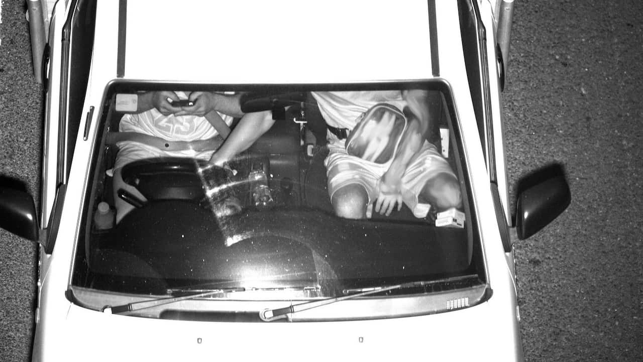 Transport for NSW shows a driver using a mobile phone while driving in Australia.