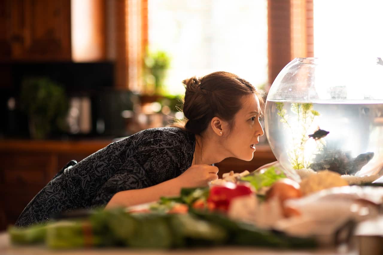 Vietnamese-Chinese actor Oakley Kwon plays Diane Tran in Hungry Ghosts. 