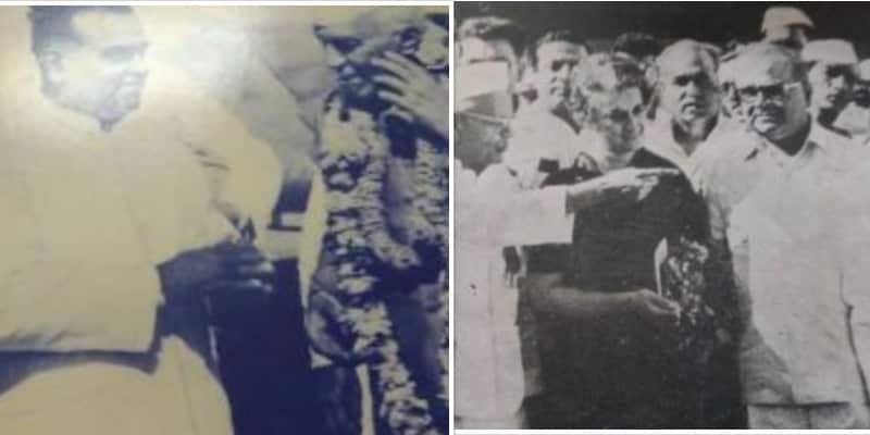 First pic - Dr. Mahipatray Mehta with Pt. Naheru and  Second Pic - Mrs. Indira Gandhi and Dr. Mahipatray Mehta